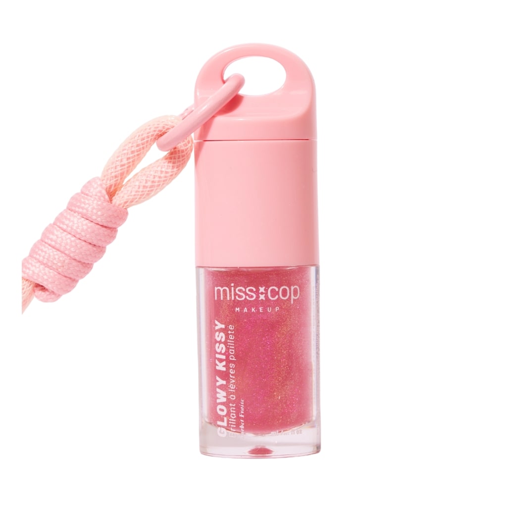 Miss Cop lūpų blizgesys - pakabukas GLOWY KISSY 02 Sorbet Fraise