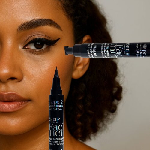 Miss Cop skystas akių pravedimas EYELINER LIQUIDE 2EN1 - 01 Noir