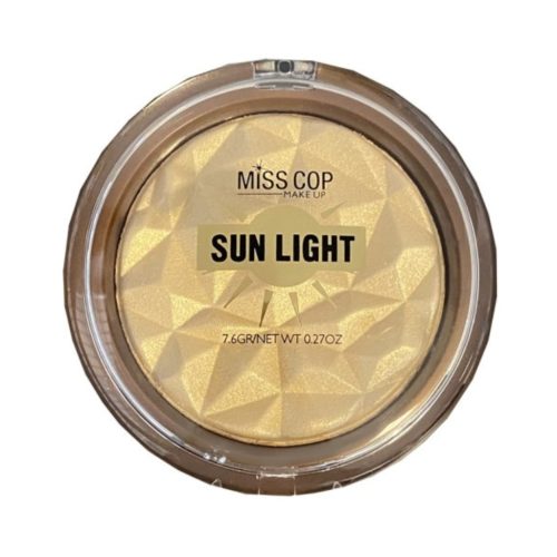 Miss Cop švytėjimo suteikianti priemonė HIGHLIGHTER SUN LIGHT - 02 Honey