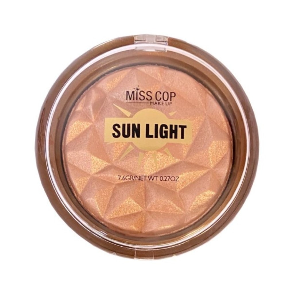 Miss Cop švytėjimo suteikianti priemonė HIGHLIGHTER SUN LIGHT - 03 Brown Sugar