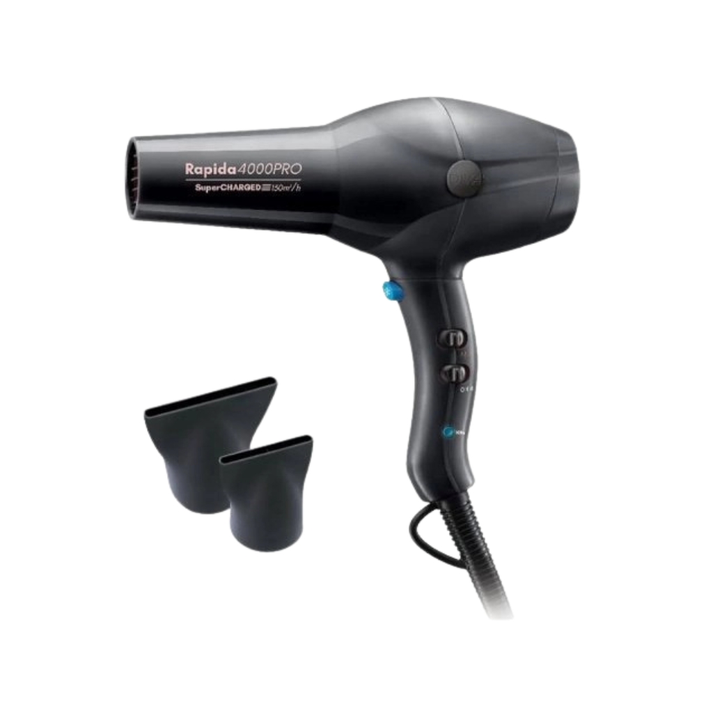 Diva Pro Styling plaukų džiovintuvas Rapida 4000 Pro, Onyx