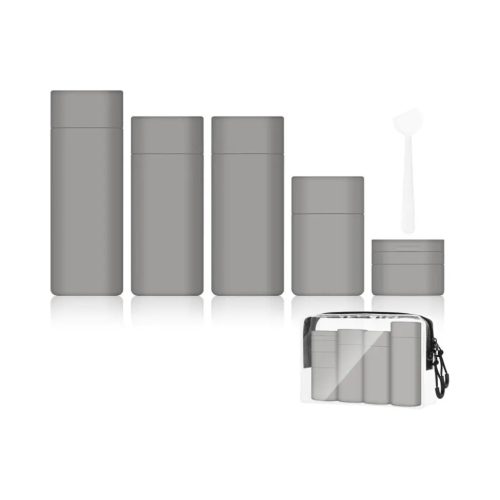 OSOM Kelioniniai buteliukai Travel Bottle Set OSOM25129GREY, pilkos spalvos
