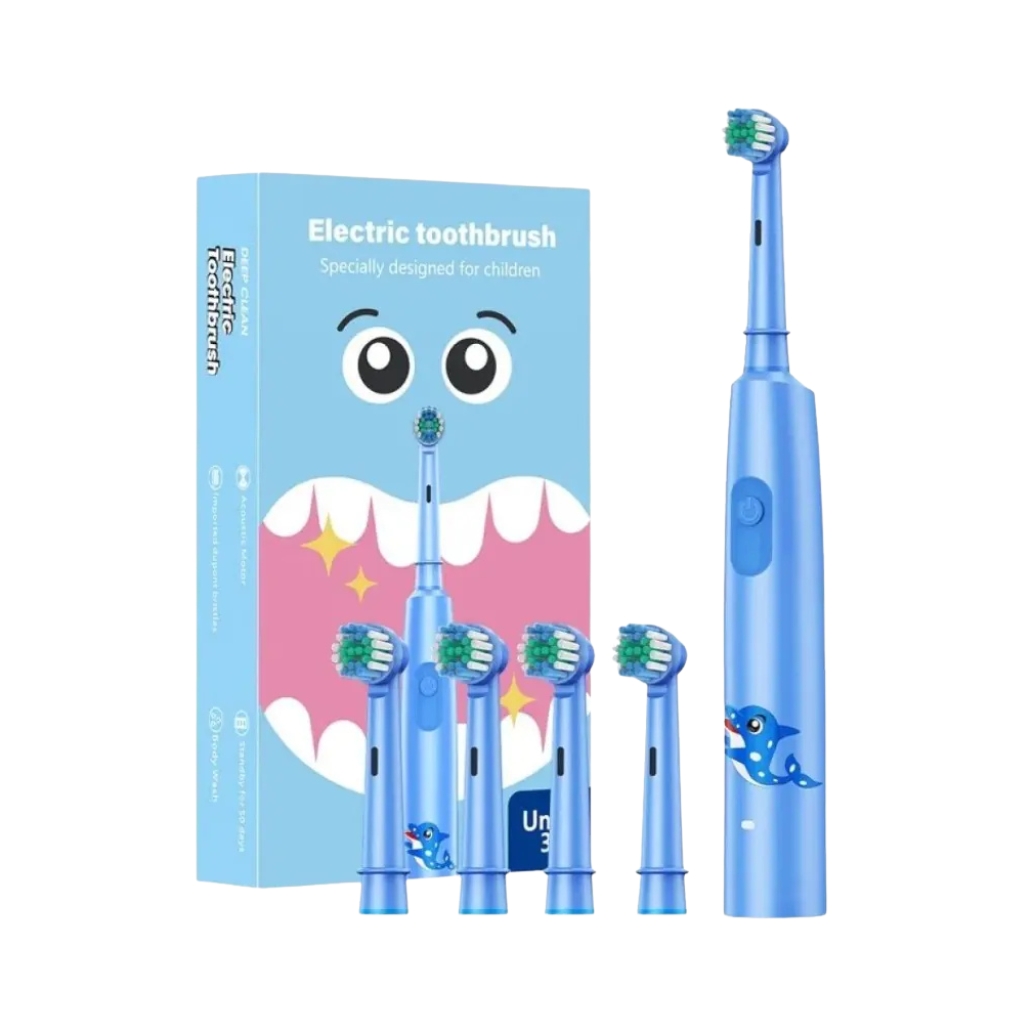 Vaikiškas elektrinis dantų šepetėlis OSOM Oral Care Kids Electric Toothbrush SC2002BLUE, mėlynos spalvos
