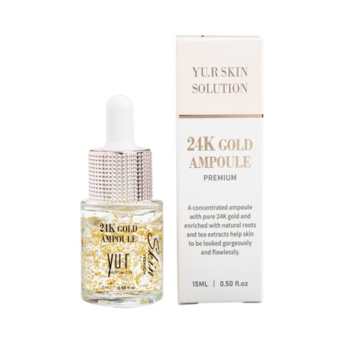 YU.R Skin Solution veido serumas su 24K auksu, 24K Gold Ampoule, 15ml