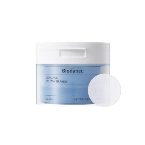 BIODANCE Cera-nol Gel Toner Pads - geliniai toniko padeliai 60vnt