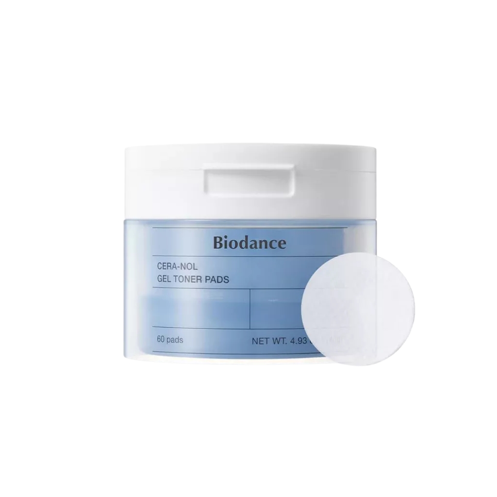 BIODANCE Cera-nol Gel Toner Pads - geliniai toniko padeliai 60vnt