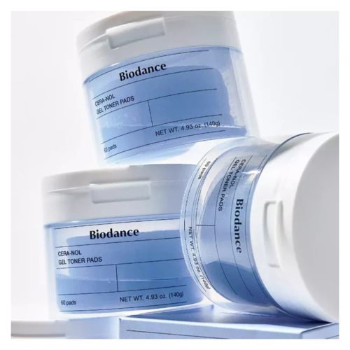BIODANCE Cera-nol Gel Toner Pads - geliniai toniko padeliai 60vnt